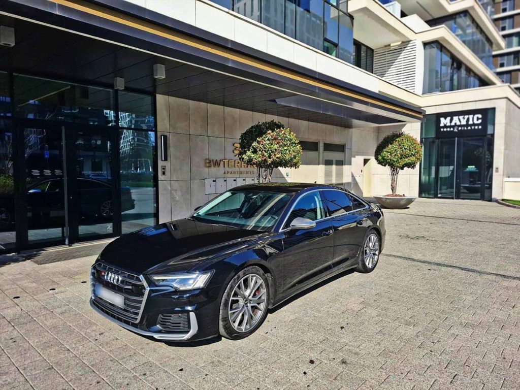 Hourly Chauffeur in Belgrade: When It Beats Rides Black Audi executive sedan positioned for chauffeur service in Belgrade