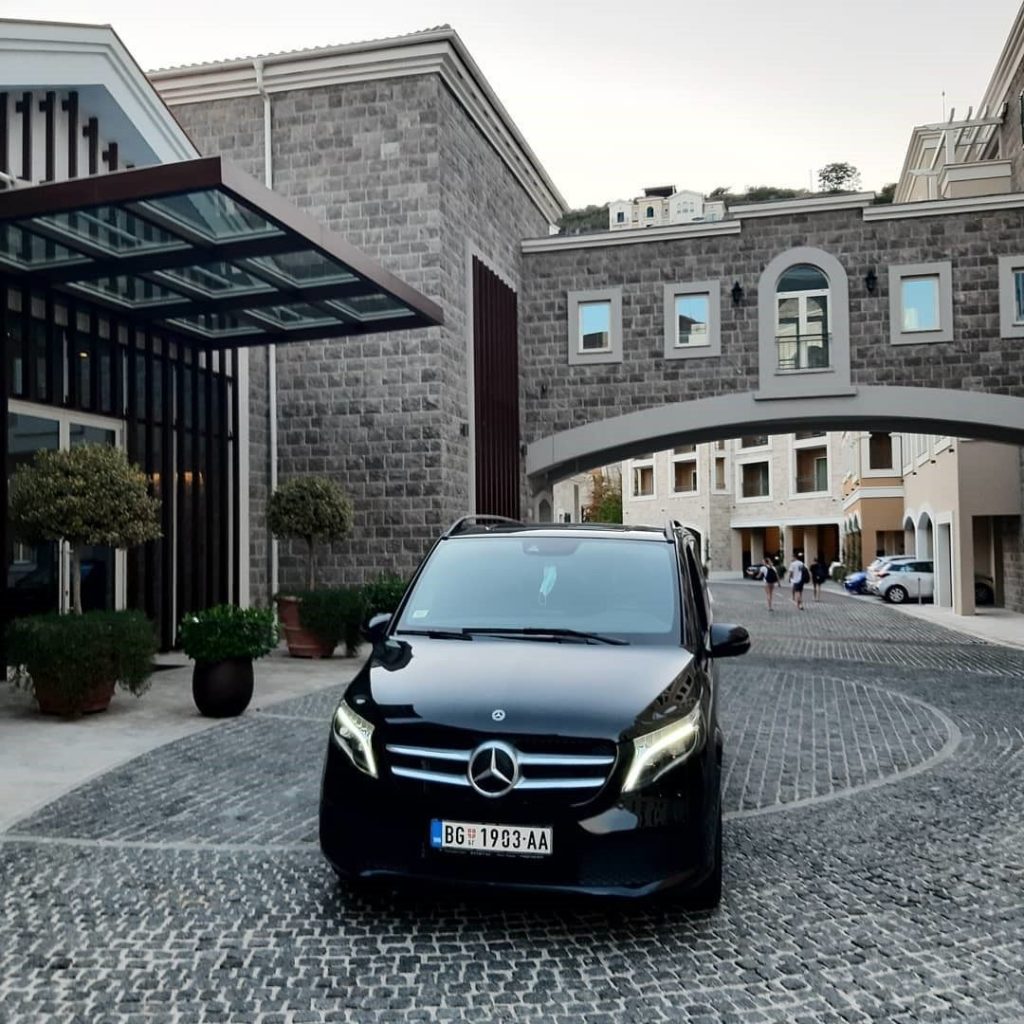Executive Transport Belgrade: Which Vehicle Class? Mercedes V-Class prepared for premium hotel arrival and private transfer
