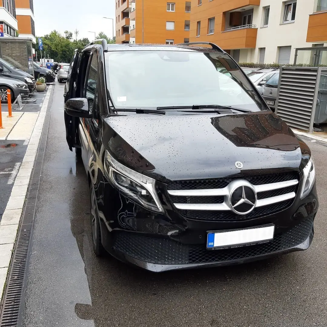 Premium van prepared for private chauffeur service